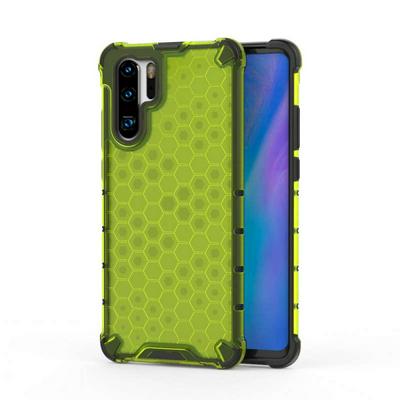 Honeycomb Pattern Detachable PC + TPU Back Cover Case for Huawei P30 PRO Cases