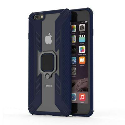 Iron Warrior Shockproof PC + TPU Protective Case for iPhone 6 Plus / 6S Plus, with Ring Holder