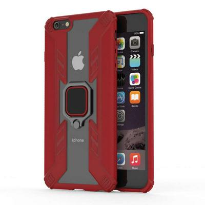Iron Warrior Shockproof PC + TPU Protective Case for iPhone 6 Plus / 6S Plus, with Ring Holder