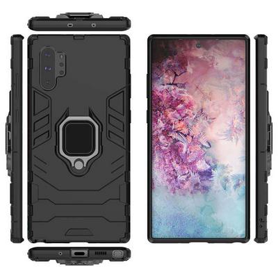 Cool Guard Ring Holder Kickstand PC+TPU Cell Case for Samsung Galaxy Note 10 PRO