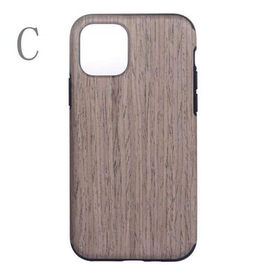 Wood Texture PU Leather Coated TPU Case for Apple 2019 (6.1) 