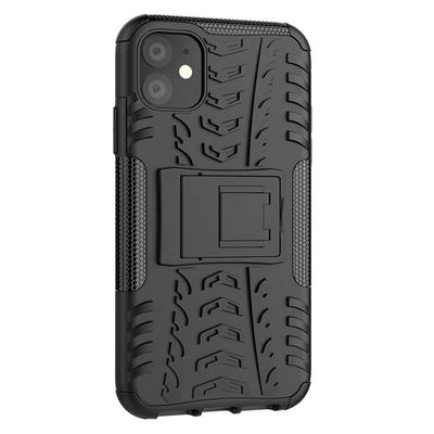 Colored Armor Case for iPhone 11, Drop Resistant Hard Phone Cover with Stable Folding Stand