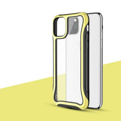 2 in 1 Hybrid Phone Case for iPhone 11 Pro Max, Shockproof Non-slip Hard Phone Cover with Clear Panel