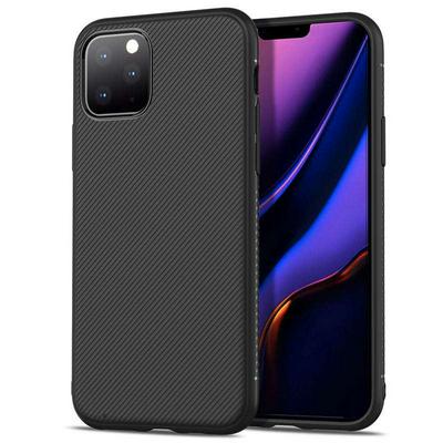 Soft Phone Case for iPhone 2019 5.8inch, Sloping Line-raised TPU Phone Cover