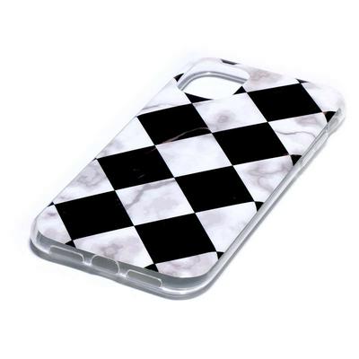 Marble Pattern Phone Case for iPhone 2019 6.1inch, Soft TPU Phone Cover - Set D