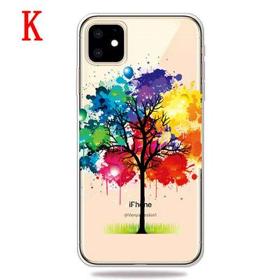 Transparent Case for iPhone 11, Soft Non-slip Shockproof Phone Cover - Set B