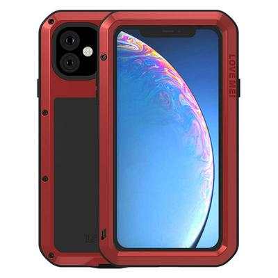 3 in 1 Hybrid Protective Case for iPhone 2019 5.8inch, LOVE MEI Heavy Duty Metal Bumper Case