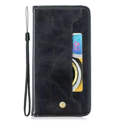 Retro Wallet Case for Samsung Galaxy S10, Leather Phone Cover with Inside and Outside Card Slot, Magnetic Closure, Kickstand 