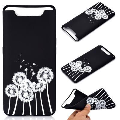 三星A80 图图黑色软壳