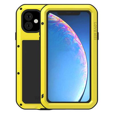 3 in 1 Hybrid Protective Case for iPhone 2019 5.8inch, LOVE MEI Heavy Duty Metal Bumper Case