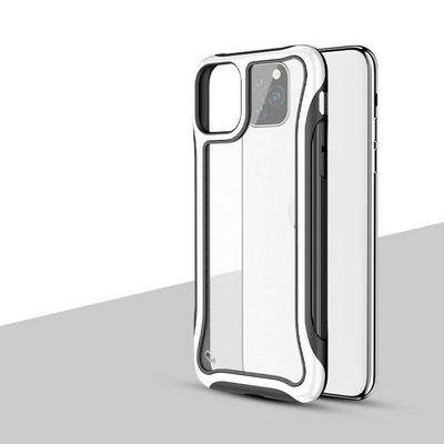 2 in 1 Hybrid Phone Case for iPhone 11 Pro Max, Shockproof Non-slip Hard Phone Cover with Clear Panel