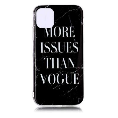 Marble Pattern Phone Case for iPhone 2019 6.1inch, Soft TPU Phone Cover - Set D
