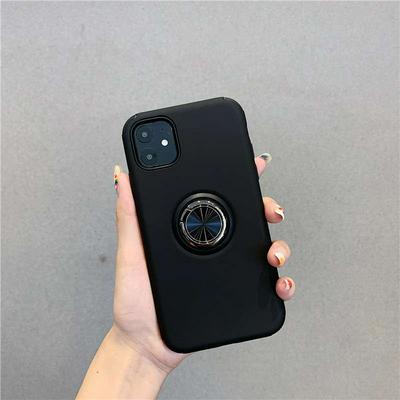 Cool 2 in 1 Detachable Hard PC with Ring Stand + Soft TPU Back Cover Case for Apple iPhone 11(6.1)