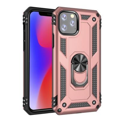 Armor Phone Case for iPhone 11, Military Style Shockproof Phone Cover with Folding Metal Stand