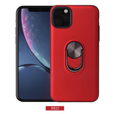 Soft TPU Phone Case for iPhone 11, Matte Candy Color Phone Cover with Ring Stand