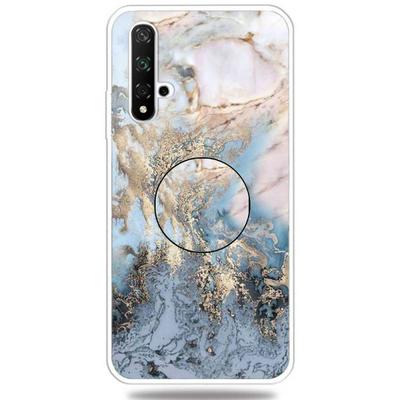 Wallet Phone Case for Honor 20, Marble Pattern Soft TPU Phone Cover