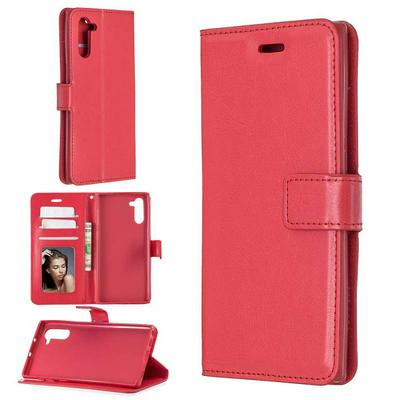 Crazy Horse Pattern PU Leather + TPU with Card Slots Wallet and Stand Support Cover Case for Samsung Galaxy Note10 
