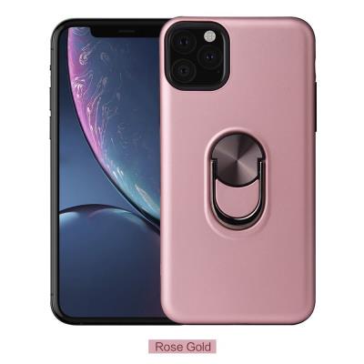 Soft TPU Phone Case for iPhone 11, Matte Candy Color Phone Cover with Ring Stand