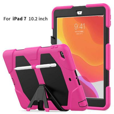 Wallet Tablet Case for iPad 10.2, Shockproof PC+ Silicone Tablet Cover With Unique Design Stand