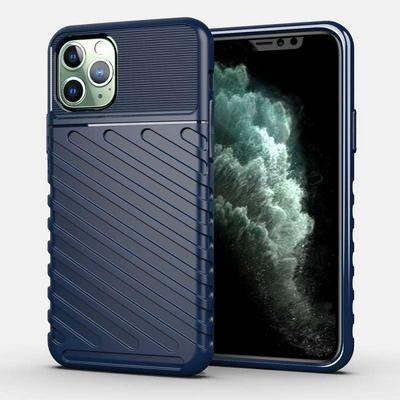 Thunder Shockproof Anti-Scratch Soft TPU Support Wireless Charging Back Cover Case for iPhone 11 Pro (5.8)