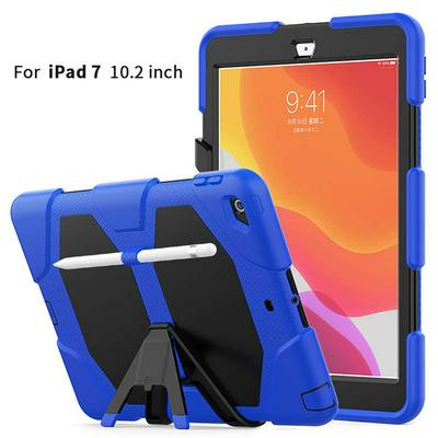 Wallet Tablet Case for iPad 10.2, Shockproof PC+ Silicone Tablet Cover With Unique Design Stand