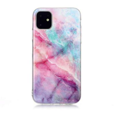 Marble Pattern Anti-Scratch Soft TPU Back Cover Protective Case for Apple iPhone 11(6.1)