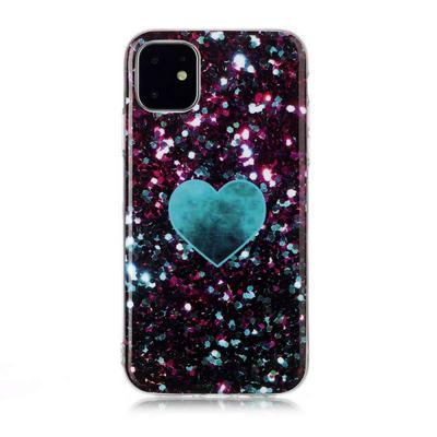 Marble Pattern Anti-Scratch Soft TPU Back Cover Protective Case for Apple iPhone 11(6.1)