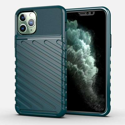 Thunder Shockproof Anti-Scratch Soft TPU Support Wireless Charging Back Cover Case for iPhone 11 Pro (5.8)