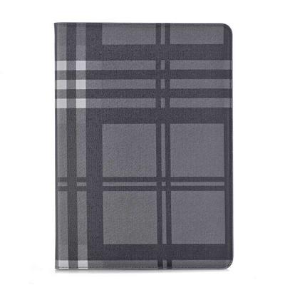 Grid Pattern Side Flip Shockproof PU Leather + Hard PC Picture Frame with Card Slots and Stand Wallet Case for iPad 10.2