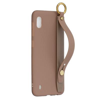 Hand Strap and Stand Anti-Scratch Soft TPU Back Cover Case for Samsung Galaxy A10
