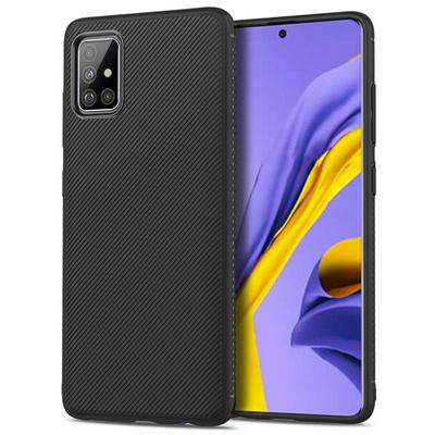 Carbon Fiber Ultra Slim Shockproof Soft TPU Back Cover Case for Samsung Galaxy A51