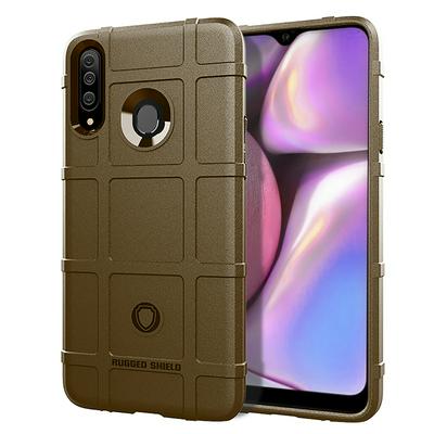 Anti-Fingerprint Anti-Slip Airbag Anti-Drop Heavy Armor Rugged Shield Matte TPU Back Cover Case for Samsung Galaxy A20S 