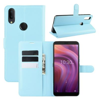 Retro Pattern PU Leather + Soft TPU Card Slots with Stand Support and Wallet Magnetic Absorb Protective Case for Alcatel 3V 