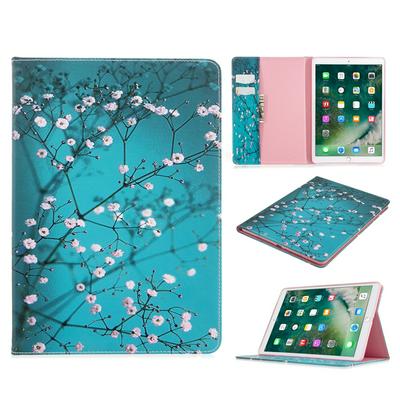 Wallet Tablet Case for iPad Pro10.2, Colored Painting Leather Tablet Cover with Card Slot