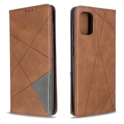Diamond Pattern TPU + PU Leather Protective Cover Case with Picture Frame Wallet Card Holder Slot for Samsung Galaxy A71
