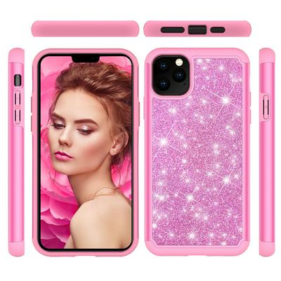 Wallet Phone Case for iPhone 11 Pro Max, Glitter Soft TPU Phone Cover 