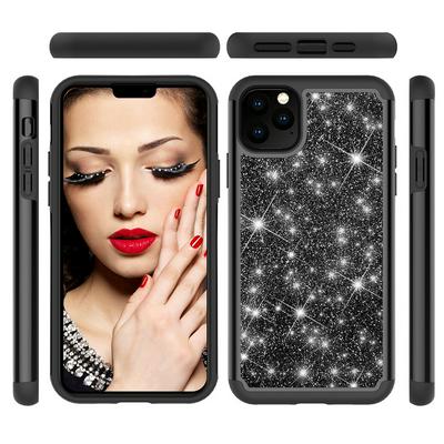 Wallet Phone Case for iPhone 11 Pro Max, Glitter Soft TPU Phone Cover 