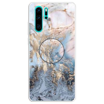 Wallet Phone Case for HUAWEI P30 Pro, Marble Pattern Soft TPU Phone Cover