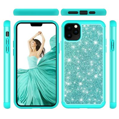 Wallet Phone Case for iPhone 11 Pro Max, Glitter Soft TPU Phone Cover 