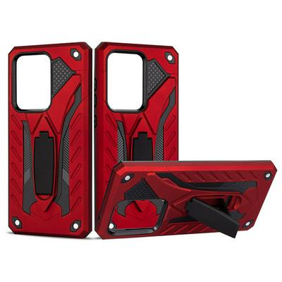 Phantom Knight's Armor Anti-Fall Hard PC + Soft TPU with Kickstand Back Cover Case for Samsung Galaxy S20 Ultra