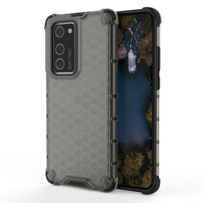 Honeycomb Pattern Detachable Hard PC + Soft TPU Back Cover Case for Huawei P40 Pro