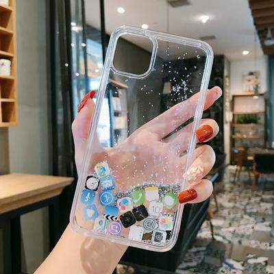 APP iCon Liquid Quicksand TPU Back Cover Shockproof Protective Case for Apple iPhone 11 Pro(5.8) 