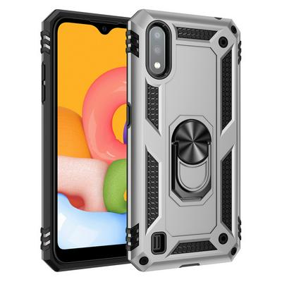 Armor Case For Samsung Galaxy A01 Case Magnet Car Ring Holder Shockproof Stand Phone Cover Fundas