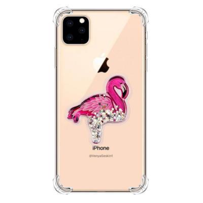 Cartoon Pattern Quicksand Four Corners Shockproof Anti-Scratch Transparent Soft TPU Back Cover Protective Case for iPhone 11 Pro Max 6.5