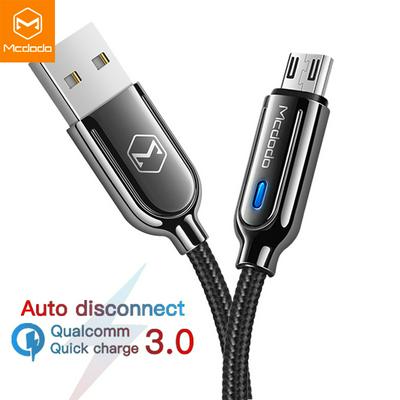 Mcdodo CA-620 Micro USB 3A Fast Charging Auto Disconnect Data Cable for Samsung S7 Xiaomi Tablet Android Phone 