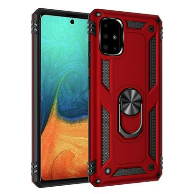 Armor Case For Samsung Galaxy A71 Case Magnet Car Ring Holder Shockproof Stand Phone Cover Fundas
