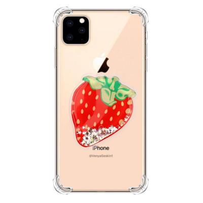 Cartoon Pattern Quicksand Four Corners Shockproof Anti-Scratch Transparent Soft TPU Back Cover Protective Case for iPhone 11 Pro 5.8