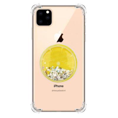 Cartoon Pattern Quicksand Four Corners Shockproof Anti-Scratch Transparent Soft TPU Back Cover Protective Case for iPhone 11 Pro 5.8