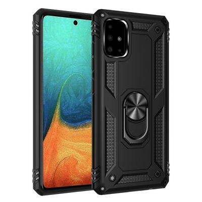 Armor Case For Samsung Galaxy A71 Case Magnet Car Ring Holder Shockproof Stand Phone Cover Fundas