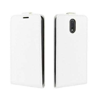 R64 Pattern Single Fold Edge Up and Down Vertical Flip PU Leather + Soft TPU with Card Slot and Magnetic Buckle Protective Case for Nokia 2.3